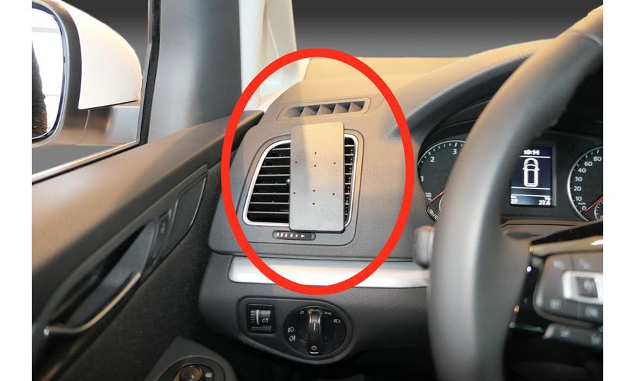 Brodit ProClip montážna konzola pre Volkswagen Sharan 11-22, vľavo na mriežku
