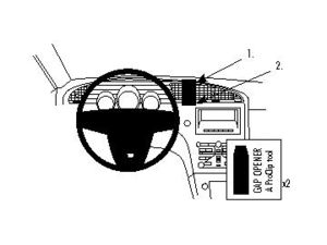 Brodit ProClip montážna konzola pre Saab 9-5 11-12, na stred