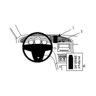 Brodit ProClip montážna konzola pre Saab 9-5 11-12, na stred