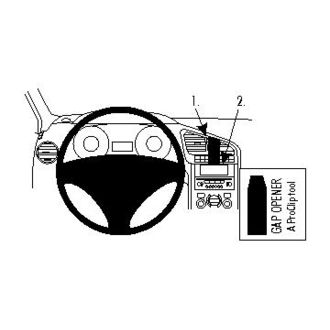 Brodit ProClip montážna konzola pre Peugeot 5008 10-17 (len Premium), na stred