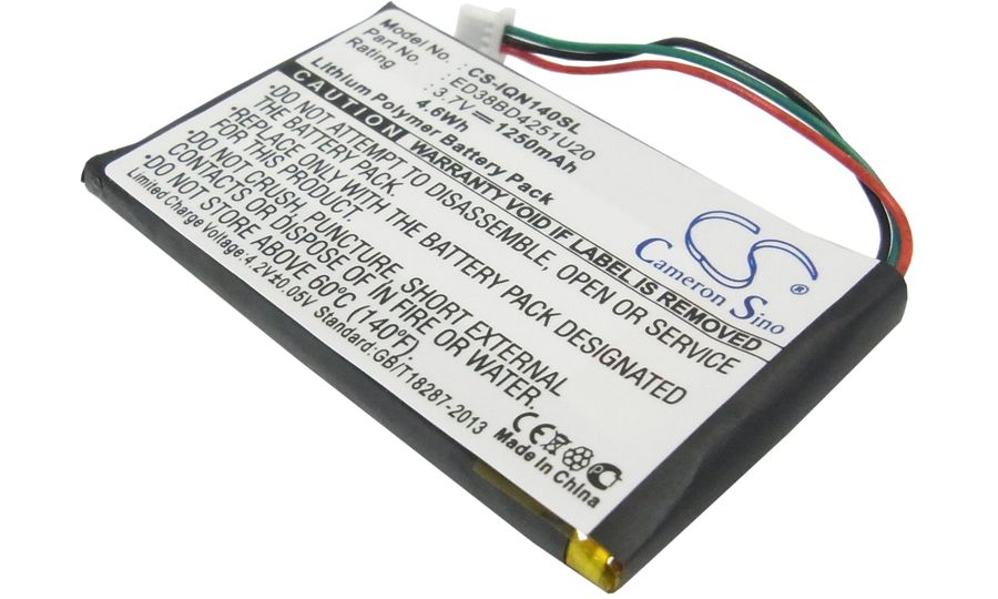 Batérie pre Garmin Nüvi 1490, 1490T, 1450, 1450T, 1400, Li-pol 3,7V 1250mAh