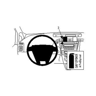 Brodit ProClip montážna konzola pre Toyota Prius 10-16, na stred