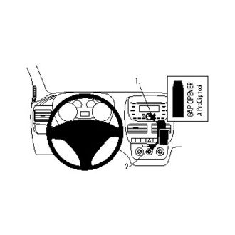 Brodit ProClip montážna konzola pre Fiat Doblo 10-14/Opel Combo 12-19, pre stred