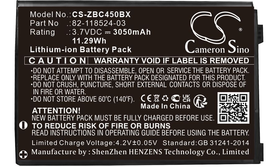 Batéria pre Zebra MC45, 3050 mAh, Li-Ion