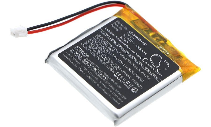 Batéria pre Sony WH-H910N, WH-H910, 1000 mAh, Li-Pol