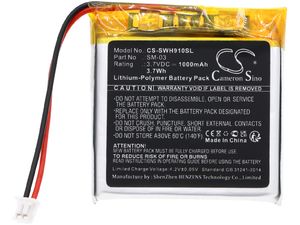 Batéria pre Sony WH-H910N, WH-H910, 1000 mAh, Li-Pol