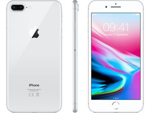 Apple iPhone 8 Plus 128GB strieborný