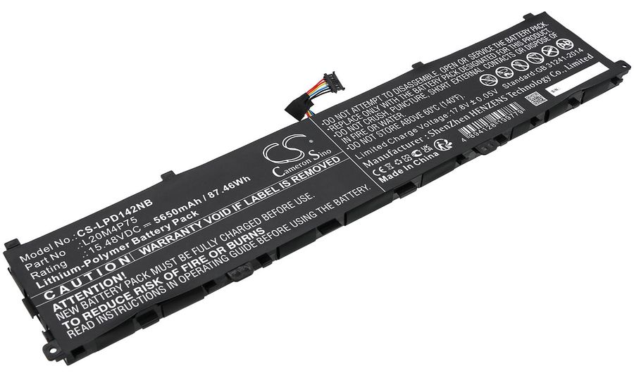 Batéria pre Lenovo ThinkPad P1 Gen 4, P1 Gen 5, X1 Extreme Gen 4 a ďalšie, 5650 mAh, Li-Pol