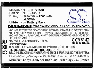 Batéria pre Doro 7050 / 7060 / 7070 a iné, 1200 mAh, Li-Ion
