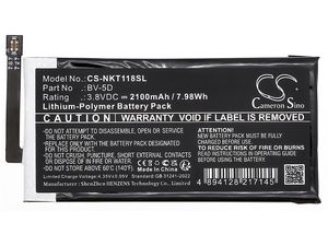 Batéria pre Nokia 800 Tough, 2100 mAh, Li-Pol