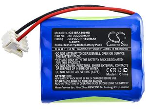 Batéria pre Braun Casmed 3/N600AAK, 1500 mAh, Ni-Mh