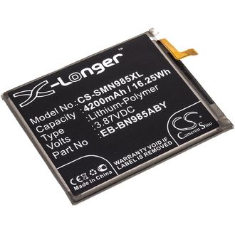 Batéria pre Samsung Galaxy Note 20 Ultra, Note 20 Ultra 5G a ďalšie, 4200 mAh, Li-Pol