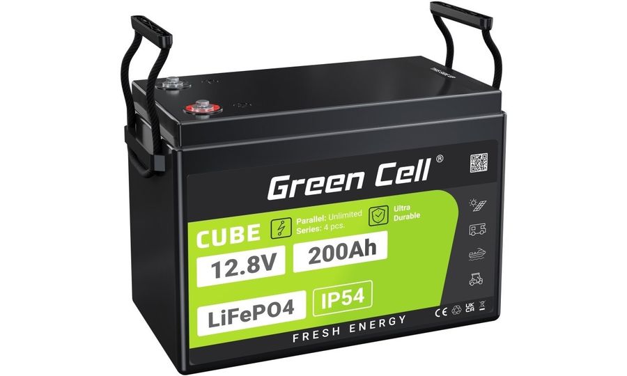 Green Cell CUBE LiFePO4 200Ah 12,8V 2560Wh