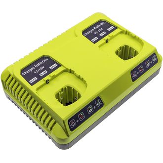 Nabíjačka 2 akumulátorov pre Ryobi 18V One+, ekv. RC18240