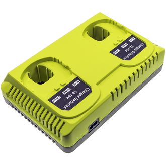 Nabíjačka 2 akumulátorov pre Ryobi 18V One+, ekv. RC18240