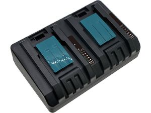 Nabíjačka pre 2 akumulátory Makita 18 V, ekv. DC18RD, DC18SH