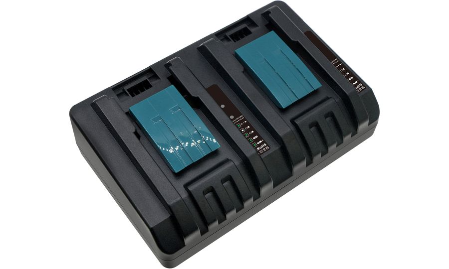 Nabíjačka pre 2 akumulátory Makita 18 V, ekv. DC18RD, DC18SH