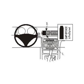 Brodit ProClip montážna konzola pre BMW 1-series E81/E82/E87/E88 05-11, na stred