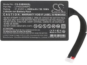 Batéria pre SONY GTK-XB90, 2600 mAh, Li-Ion