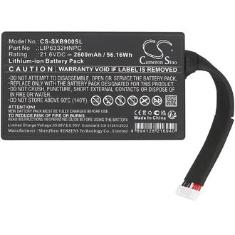 Batéria pre SONY GTK-XB90, 2600 mAh, Li-Ion