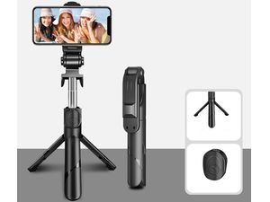 Statív Mobilly XT02 s diaľkovou spúšťou, 360° otočná hlava, čierny