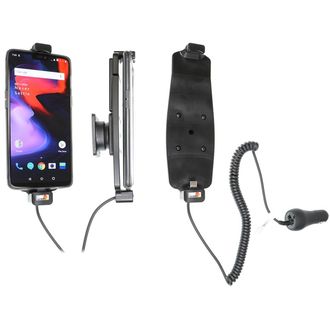 Brodit držiak do auta na OnePlus 6T, v orig. Puzdre, s pružinou, nastaviteľný, s pon, z cig. zap.