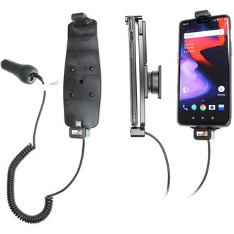 Brodit držiak do auta na OnePlus 6T, v orig. Puzdre, s pružinou, nastaviteľný, s pon, z cig. zap.