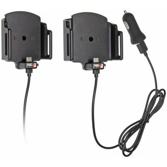 Brodit držiak do auta nastaviteľný s USB-C a nabíjaním z cig. zapaľovača/USB š.62-77 mm, hr. 6-10