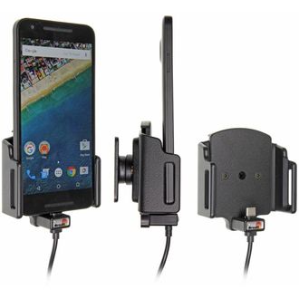Brodit držiak do auta nastaviteľný s USB-C a nabíjaním z cig. zapaľovača/USB š.62-77 mm, hr. 6-10