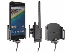 Brodit držiak do auta nastaviteľný s USB-C so skrytým nabíjaním š.62-77 mm, tl.6-10mm