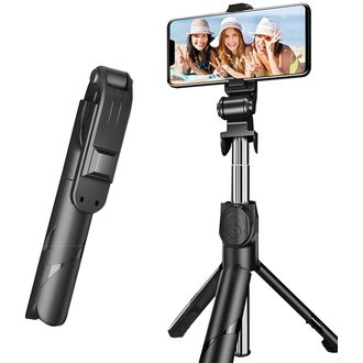 Statív Mobilly XT02 s diaľkovou spúšťou, 360° otočná hlava, čierny