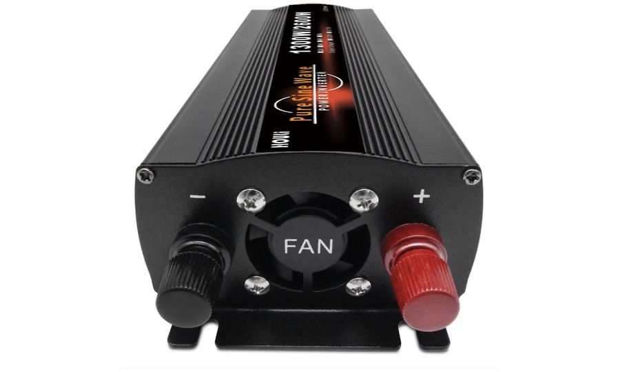 Napájací menič HOULI 12V na 230V, 1300W/2600W, čistá sínusoida