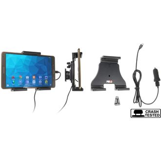 Brodit držiak do auta na tablet nastaviteľný, USB-C, s nabíjaním/USB, 120-150mm