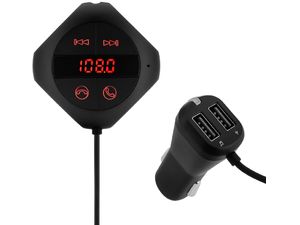 Vysielač FM a súprava handsfree, bluetooth, MicroSD, 2x USB