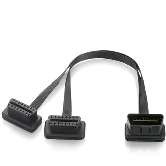 Predlžovací kábel / rozbočovač pre OBD II, 29 cm