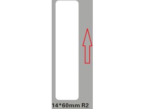 Niimbot termálne štítky 14x60 mm, biele, 110 ks v rolke, pre D101