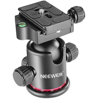 Neewer M360 Pro kovová otočná guľová hlava statívu s rýchloupínacou doštičkou, nosnosť 8 kg