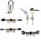 LockPick set 6x transparentný tréningový zámok