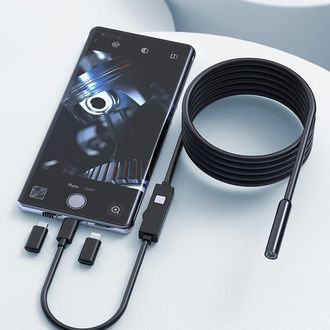 Inskam W400 USB-C/Lightning endoskop 5,5 mm 1440p, 5 m pevný kábel