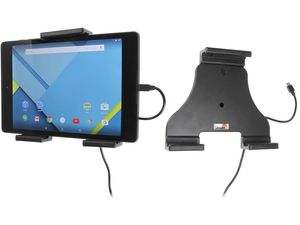 Brodit držiak do auta na tablet nastaviteľný, USB-C, so skrytým nabíjaním, 140-195mm