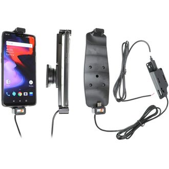 Brodit držiak do auta na OnePlus 6T, v orig. Puzdre, nastaviteľný, so skrytým nabíjaním, s pružinou