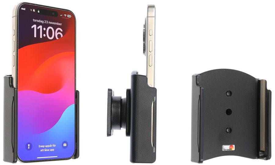 Brodit držiak pre Apple iPhone 15 Pro Max bez puzdra, bez nabíjania