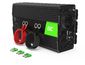 Napájací menič Green Cell 12V na 230V, 1000W/2000W, čistá sínusoida
