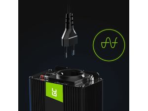Napájací menič Green Cell 12V na 230V, 1000W/2000W, čistá sínusoida