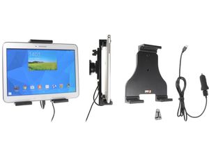 Brodit držiak do auta na tablet nastaviteľný, USB-C, s nabíjaním/USB, 180-230mm
