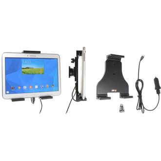 Brodit držiak do auta na tablet nastaviteľný, USB-C, s nabíjaním/USB, 180-230mm