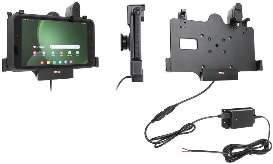 Držiak Brodit pre Samsung Galaxy Tab Active 5 SM-X300/SM-X306B, ochrana, skryté nabíjanie