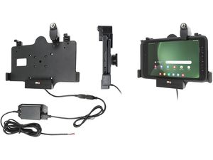 Držiak Brodit pre Samsung Galaxy Tab Active 5 SM-X300/SM-X306B, uzamykateľný, skryté nabíjanie