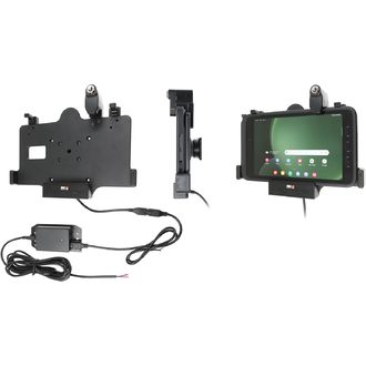 Držiak Brodit pre Samsung Galaxy Tab Active 5 SM-X300/SM-X306B, uzamykateľný, skryté nabíjanie