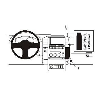 Brodit ProClip pre Nissan Pathfinder 05-10/Navara 06-10/Frontier 05-08, na stred vpravo